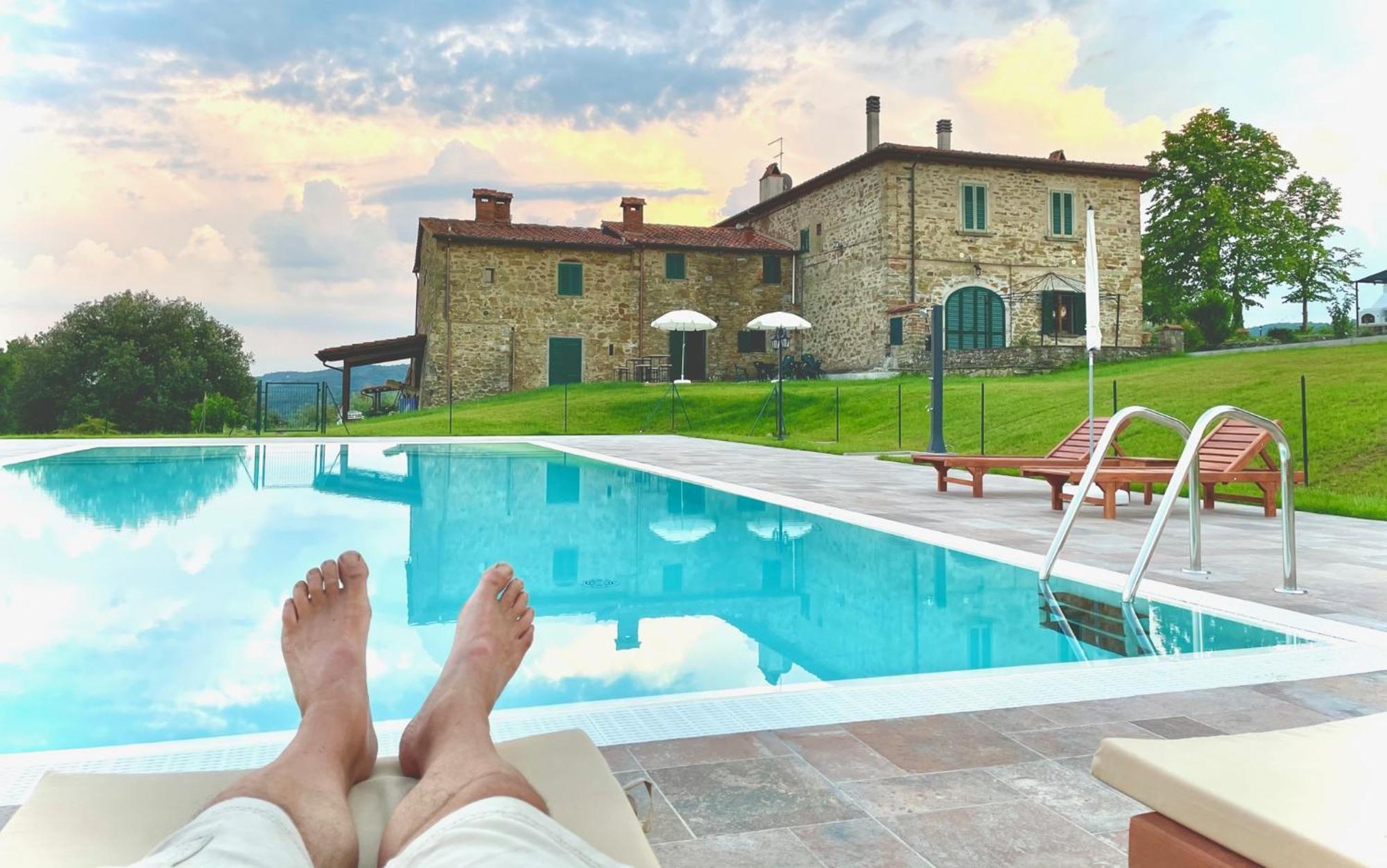 سيفيتيلا إن فال دي تشيانا Agriturismo I Poggilunghi المظهر الخارجي الصورة